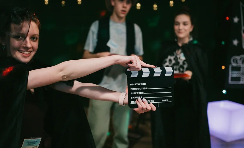 Городские огни и праздничное настроение в Madrid