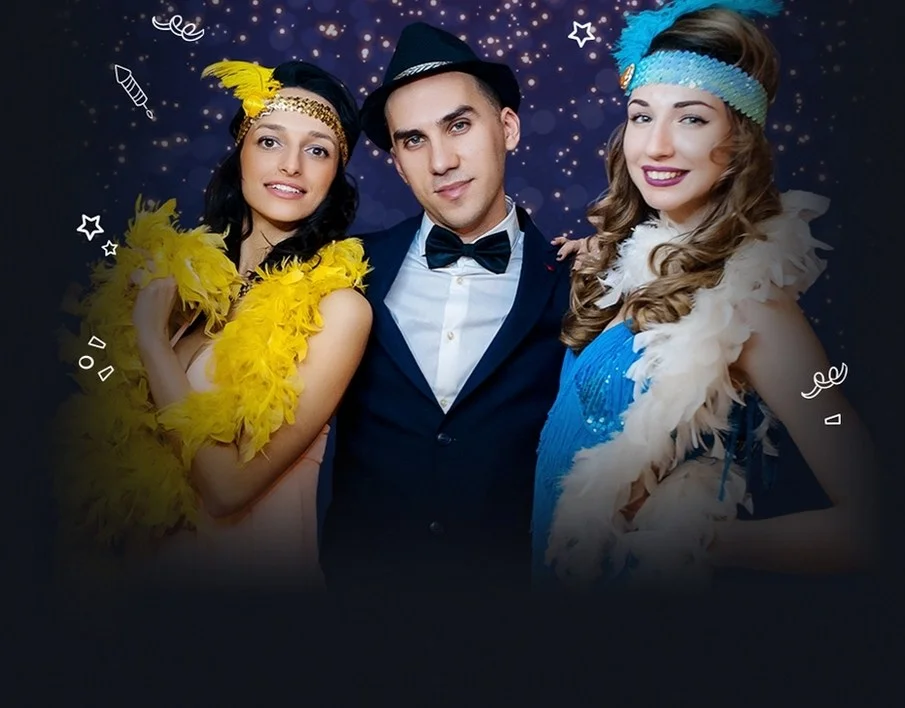 New Year's corporate party in Madrid.